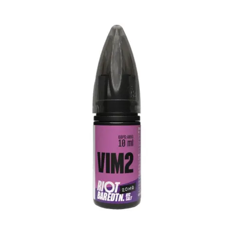 Vim2 Nic Salt E-Liquid by Riot Bar Edition 10ml